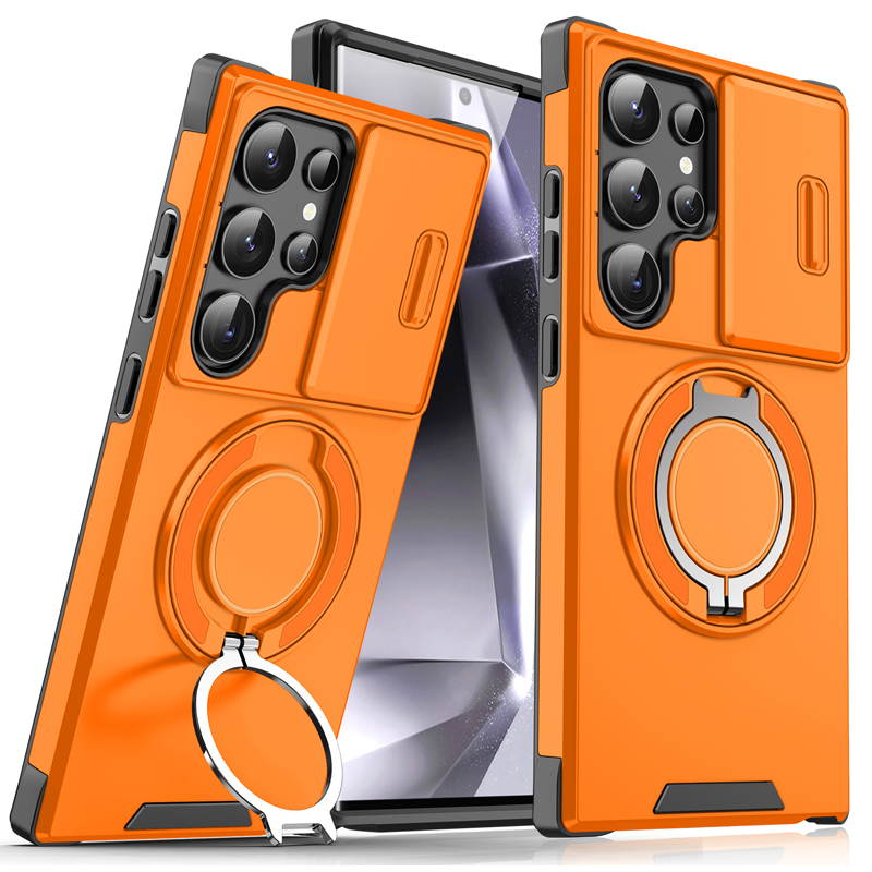 🥳2026 HOT SALE🥳💞50K+ SOLD!🎬🔥 50% OFF! 3-in-1 Magnetic Case for Samsung – Snap & Go Stand + Raised Camera Guard + Full Protection. Your all-in-one daily shield. 🛡️🧲