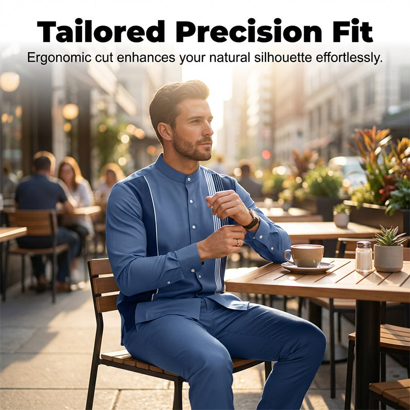 🥳2026 HOT SALE🥳💞50K+ SOLD!👔👖  50% OFF! Men’s 2-Piece Casual Set – Tailored fit moves with you. Durable stitching, easy care. Dress up or down with ease. Your new favourite. 👔🕊️