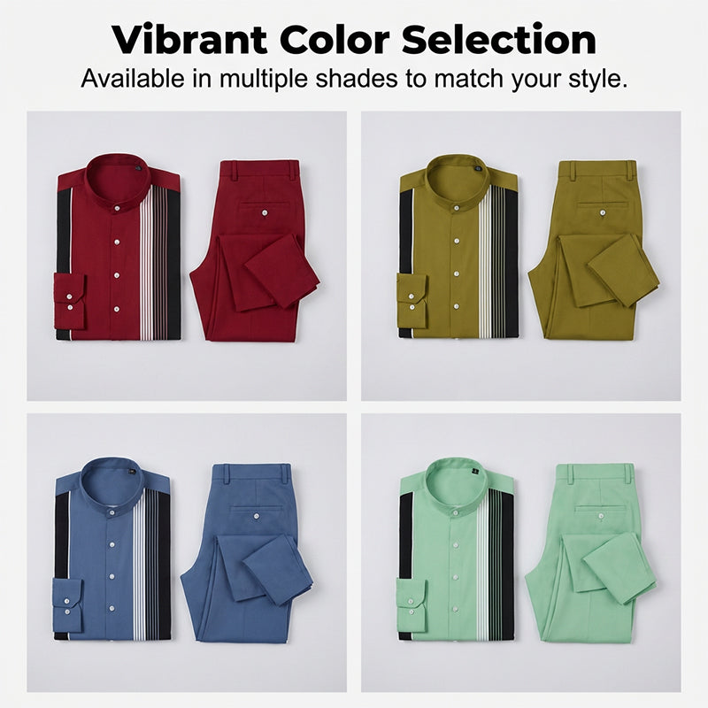🥳2026 HOT SALE🥳💞50K+ SOLD!👔👖  50% OFF! Men’s 2-Piece Casual Set – Tailored fit moves with you. Durable stitching, easy care. Dress up or down with ease. Your new favourite. 👔🕊️