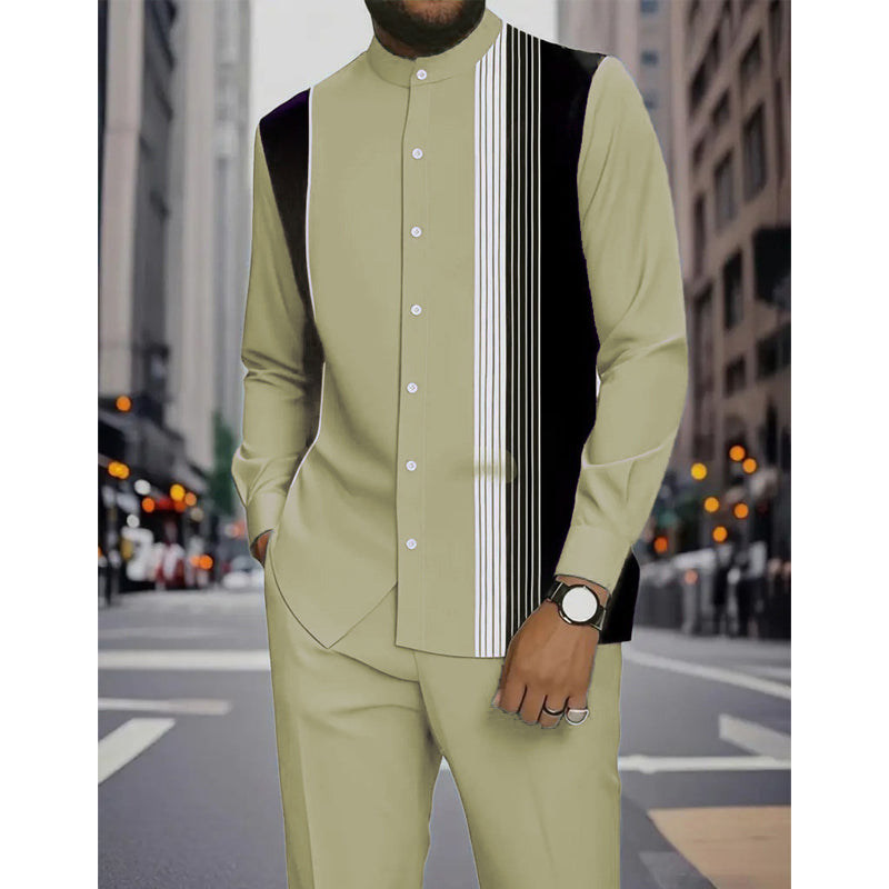🥳2026 HOT SALE🥳💞50K+ SOLD!👔👖  50% OFF! Men’s 2-Piece Casual Set – Tailored fit moves with you. Durable stitching, easy care. Dress up or down with ease. Your new favourite. 👔🕊️