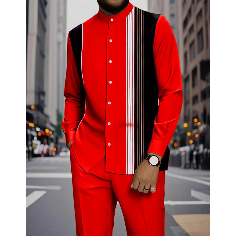🥳2026 HOT SALE🥳💞50K+ SOLD!👔👖  50% OFF! Men’s 2-Piece Casual Set – Tailored fit moves with you. Durable stitching, easy care. Dress up or down with ease. Your new favourite. 👔🕊️