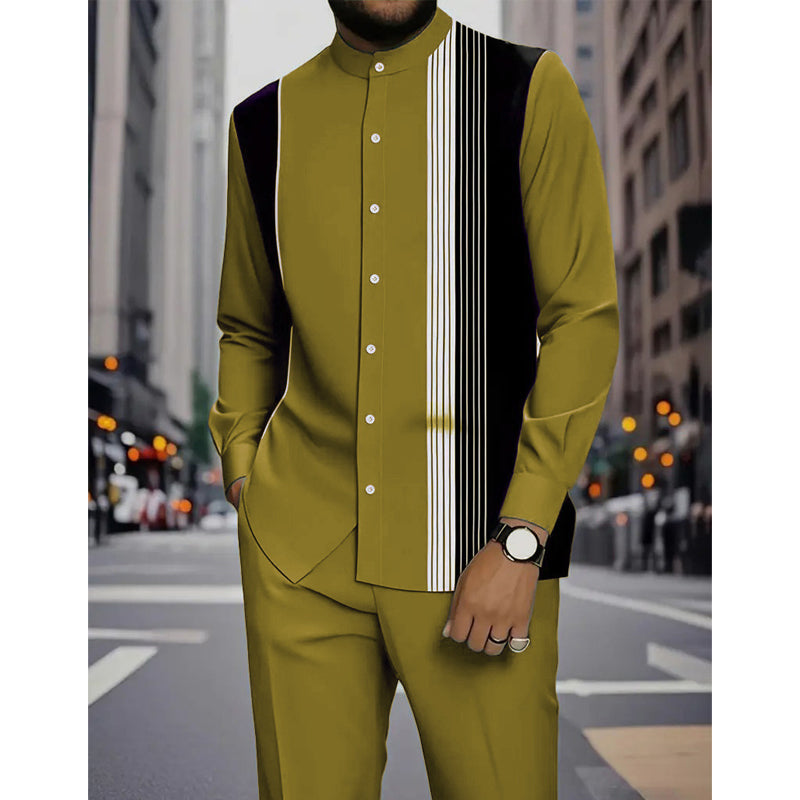 🥳2026 HOT SALE🥳💞50K+ SOLD!👔👖  50% OFF! Men’s 2-Piece Casual Set – Tailored fit moves with you. Durable stitching, easy care. Dress up or down with ease. Your new favourite. 👔🕊️