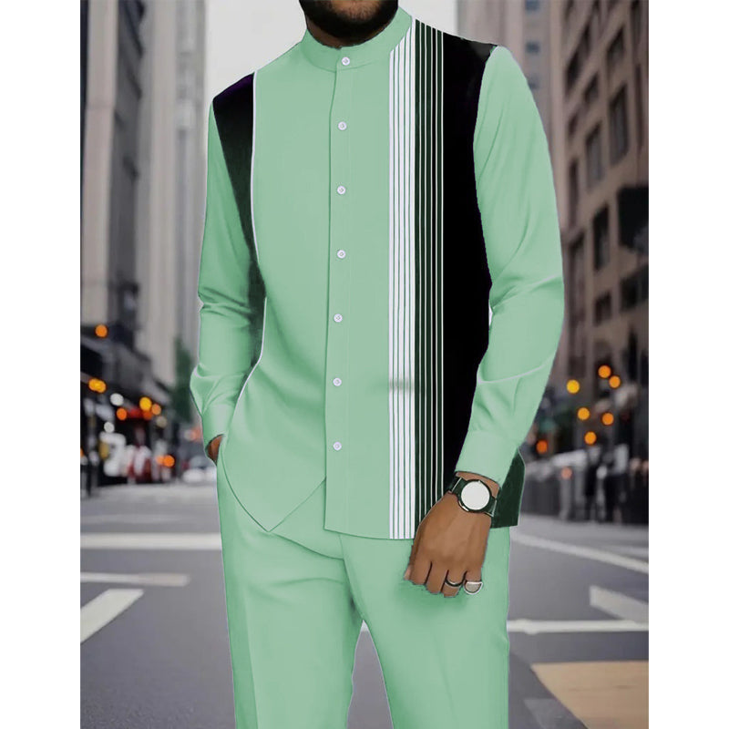 🥳2026 HOT SALE🥳💞50K+ SOLD!👔👖  50% OFF! Men’s 2-Piece Casual Set – Tailored fit moves with you. Durable stitching, easy care. Dress up or down with ease. Your new favourite. 👔🕊️