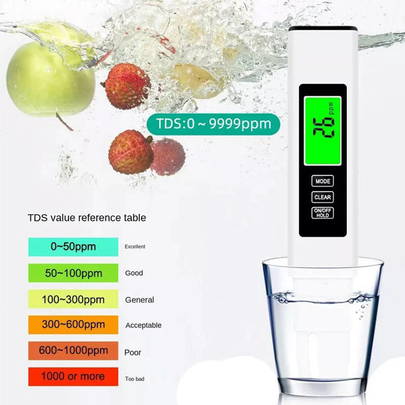 🥳2026 HOT SALE🥳💞50K+ SOLD!💥💧📊 50% OFF! Multi-function Water Quality Test Pen – TDS, conductivity & temp in one. Easy to use, ensures pure drinking water. A health essential. 🛡️✨