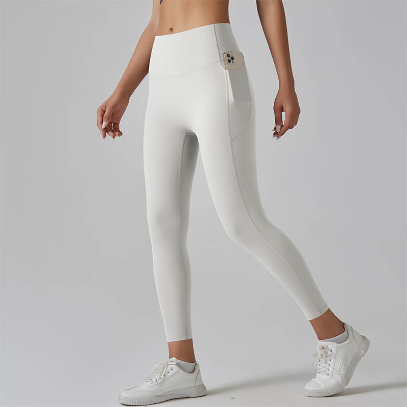 🥳2026 HOT SALE🥳💞50K+ SOLD!👵🧘‍♀️ 50% OFF! High-Waisted Seamless Yoga Leggings – Side pockets for phone & keys. Quick-dry, breathable & butt-lifting. Comfortable all day. Perfect for yoga or walks. 📱🌸