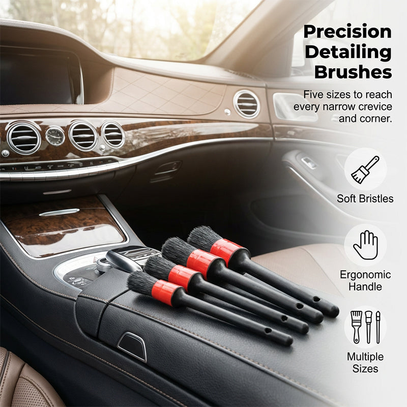 🥳2026 HOT SALE🥳💞50K+ SOLD!💥🔧🧽 50% OFF! Auto Detailing Brush Kit – Drill attachments for tough grime, scratch-free detail brushes. Complete set for showroom shine without the elbow grease. A must for DIY car care. 🇬🇧✨