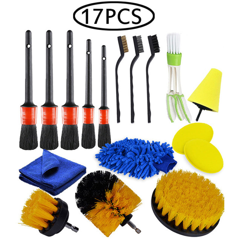 🥳2026 HOT SALE🥳💞50K+ SOLD!💥🔧🧽 50% OFF! Auto Detailing Brush Kit – Drill attachments for tough grime, scratch-free detail brushes. Complete set for showroom shine without the elbow grease. A must for DIY car care. 🇬🇧✨