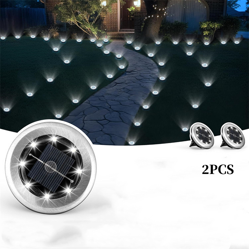 🥳2026 HOT SALE🥳💞50K+ SOLD!🔆🏠 50% OFF! 2‑Pack Solar Path Lights – Automatic dusk‑to‑dawn, 8‑10hrs light. Durable & weather‑resistant. Perfect for seniors who love a safe, lit garden. 🛡️🕊️