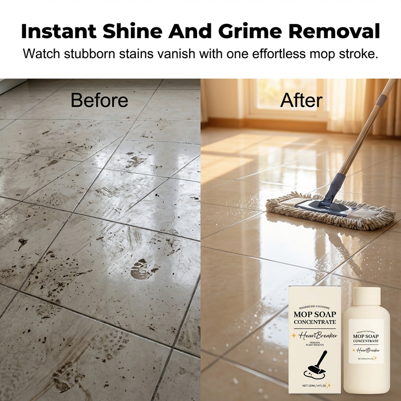 🥳2026 HOT SALE🥳💞50K+ SOLD!💥🧹⚡ 50% OFF! Quick-Dry Floor Cleaner – Deep cleans grime & oil, no scrubbing. Streak-free, fast drying. pH-neutral, safe for wood & tile. Natural lavender & lemon scent. 🌿✨