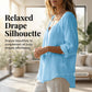 🥳2026 HOT SALE🥳💞50K+ SOLD!💕👗 50% OFF! Women’s Long Sleeve U-Neck Top – Soft fabric, flows beautifully. Elegant neckline frames collarbones. Perfect for layering or wearing solo. Your new go-to. 🌸✅