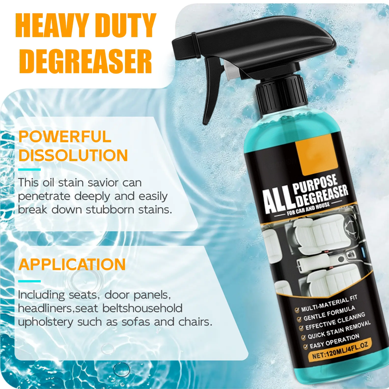 🥳2026 HOT SALE🥳💞50K+ SOLD!🏠🧴 50% OFF! All‑Purpose Degreaser Spray – 1 second stain removal. Gentle yet powerful. Perfect for stovetops, hoods & sinks. A must‑have for every home. 🛡️✨