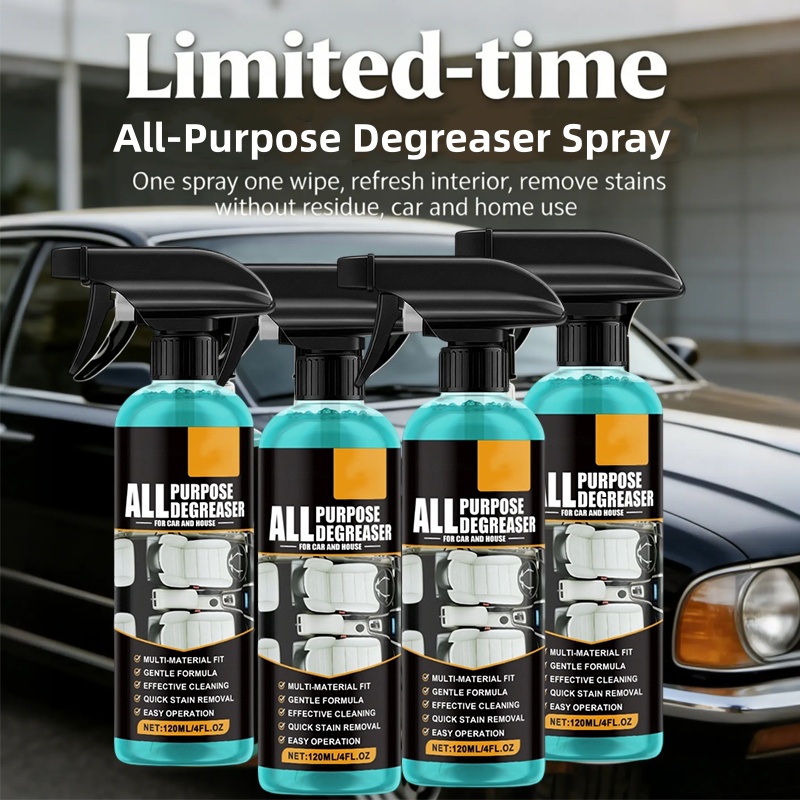 🥳2026 HOT SALE🥳💞50K+ SOLD!🏠🧴 50% OFF! All‑Purpose Degreaser Spray – 1 second stain removal. Gentle yet powerful. Perfect for stovetops, hoods & sinks. A must‑have for every home. 🛡️✨