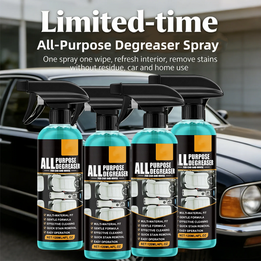 🥳2026 HOT SALE🥳💞50K+ SOLD!🏠🧴 50% OFF! All‑Purpose Degreaser Spray – 1 second stain removal. Gentle yet powerful. Perfect for stovetops, hoods & sinks. A must‑have for every home. 🛡️✨