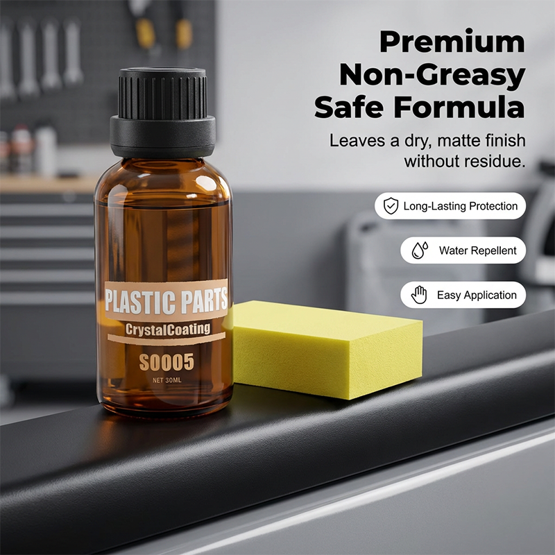 🥳2026 HOT SALE🥳💞50K+ SOLD!💥🚗✨ 50% OFF! Car Plastic Restorer – Crystal coating transforms faded trims to deep black. Hydrophobic shield repels rain & UV. Non-greasy, streak-free finish. 🛡️🌧️