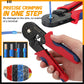 🥳2026 HOT SALE🥳💞50K+ SOLD! 🔧⚡ 50% OFF! Ratchet Wire Crimper Set – saves 50% effort, auto-release, precise crimps without damaging wires. Ergonomic grip, includes terminals. Perfect for DIY & repairs! 🛠️💪