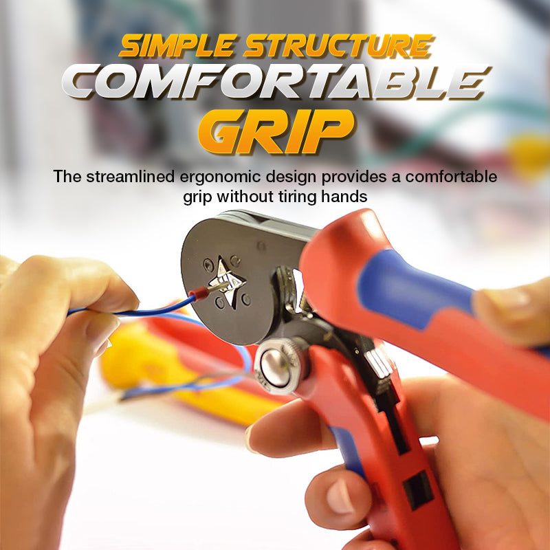 🥳2026 HOT SALE🥳💞50K+ SOLD! 🔧⚡ 50% OFF! Ratchet Wire Crimper Set – saves 50% effort, auto-release, precise crimps without damaging wires. Ergonomic grip, includes terminals. Perfect for DIY & repairs! 🛠️💪