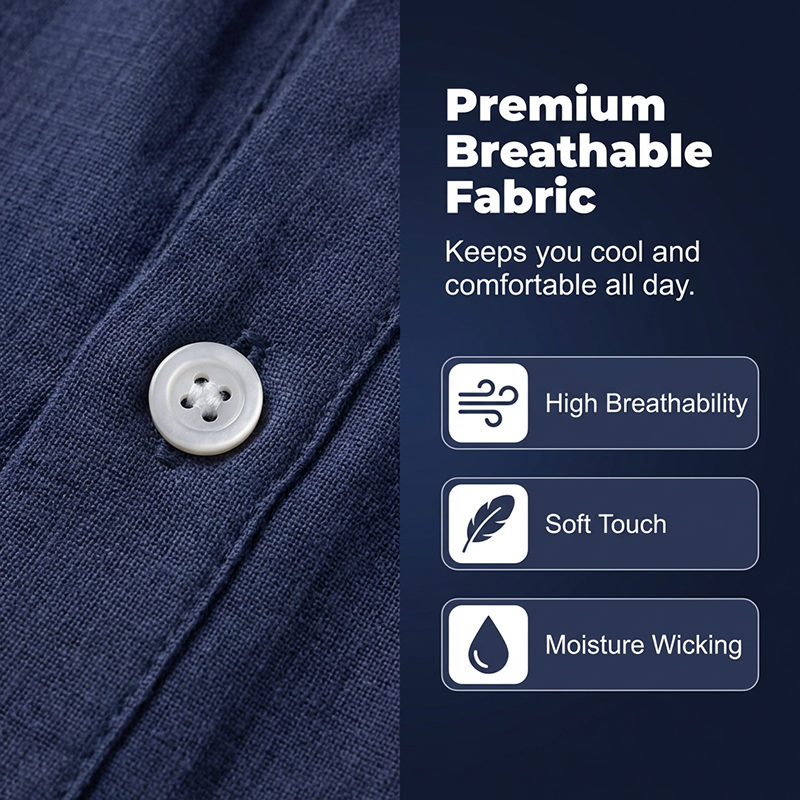 🥳2026 HOT SALE🥳💞50K+ SOLD!✅🌟 50% OFF! Men‘s Linen Blend Henley Shirt – Breathable & soft, all-day comfort. Classic button placket. Pairs with jeans or chinos. Your new go-to. 👔🕊️