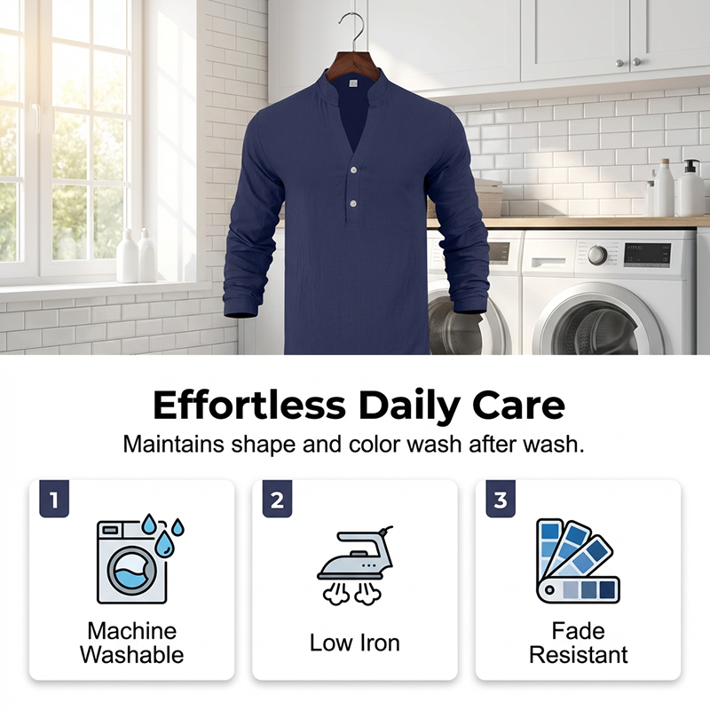 🥳2026 HOT SALE🥳💞50K+ SOLD!✅🌟 50% OFF! Men‘s Linen Blend Henley Shirt – Breathable & soft, all-day comfort. Classic button placket. Pairs with jeans or chinos. Your new go-to. 👔🕊️