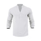 🥳2026 HOT SALE🥳💞50K+ SOLD!✅🌟 50% OFF! Men‘s Linen Blend Henley Shirt – Breathable & soft, all-day comfort. Classic button placket. Pairs with jeans or chinos. Your new go-to. 👔🕊️