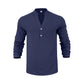 🥳2026 HOT SALE🥳💞50K+ SOLD!✅🌟 50% OFF! Men‘s Linen Blend Henley Shirt – Breathable & soft, all-day comfort. Classic button placket. Pairs with jeans or chinos. Your new go-to. 👔🕊️