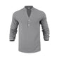 🥳2026 HOT SALE🥳💞50K+ SOLD!✅🌟 50% OFF! Men‘s Linen Blend Henley Shirt – Breathable & soft, all-day comfort. Classic button placket. Pairs with jeans or chinos. Your new go-to. 👔🕊️