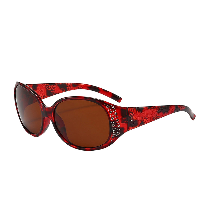 🥳2026 HOT SALE🥳💞50K+ SOLD!🌸✨ 50% OFF! Retro Oversized Sunglasses – Polarized lenses cut glare, UV400 protection. Rhinestone details for a touch of glamour. Flattering for all face shapes. A stylish essential. 🕶️💎