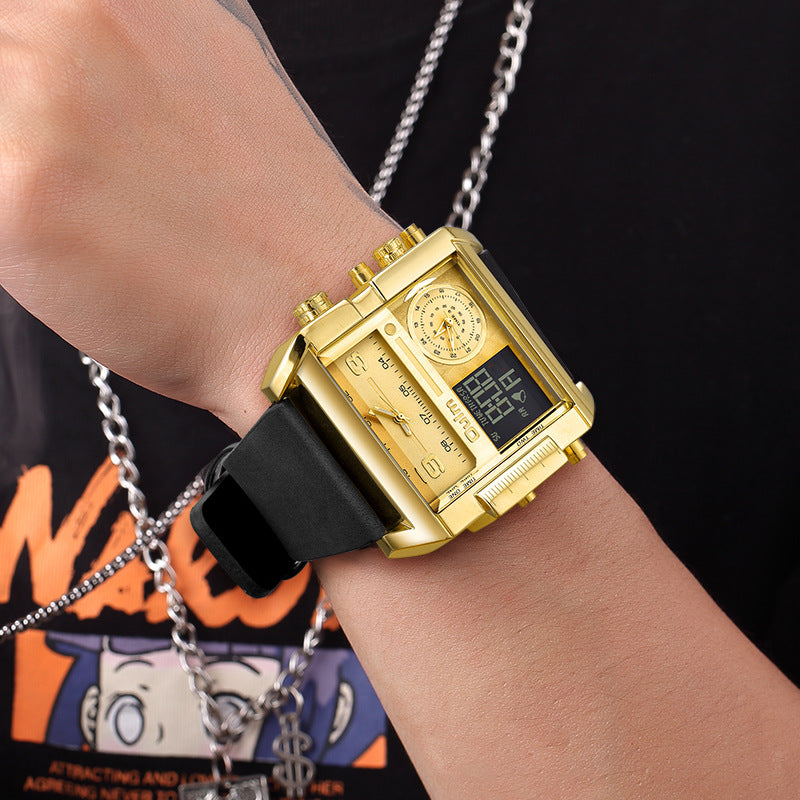 🥳2026 HOT SALE🥳💞50K+ SOLD!⏱️💧 50% OFF! 50mm Oversized Sport Watch – Dual movement, luminous hands, water resistant. Easy to read, built to last. Great value for sports & work. 🛡️⌚