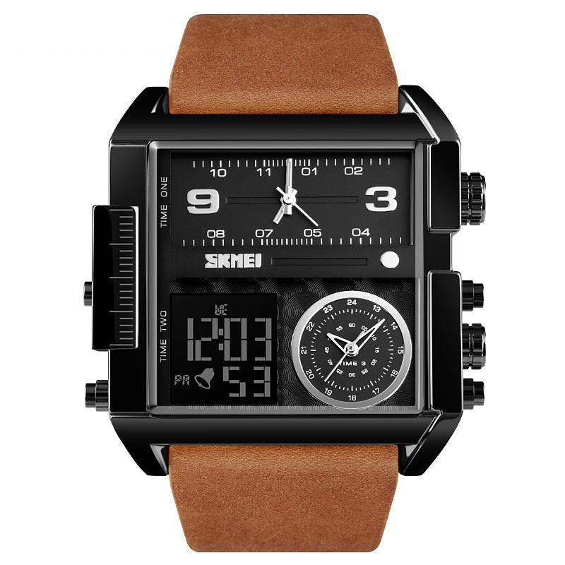 🥳2026 HOT SALE🥳💞50K+ SOLD!⏱️💧 50% OFF! 50mm Oversized Sport Watch – Dual movement, luminous hands, water resistant. Easy to read, built to last. Great value for sports & work. 🛡️⌚