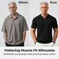 🥳2026 HOT SALE🥳💞50K+ SOLD!👔🔥 50% OFF! Short Sleeve Ribbed Knit Zip-Up Shirt – Muscle fit silhouette, high-stretch fabric. Quarter-zip collar for easy on/off. Soft & breathable. Perfect for casual or office. ✅✨