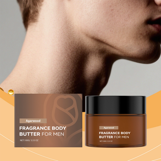 🥳2026 HOT SALE🥳💞50K+ SOLD!💥🍊💫 50% OFF! Men's Agarwood Body Butter – Deep hydration meets refined woody scent. 2-in-1 moisturizer & cologne, fast-absorbing, non-greasy. Simplify your routine, elevate your presence. 🧴✨