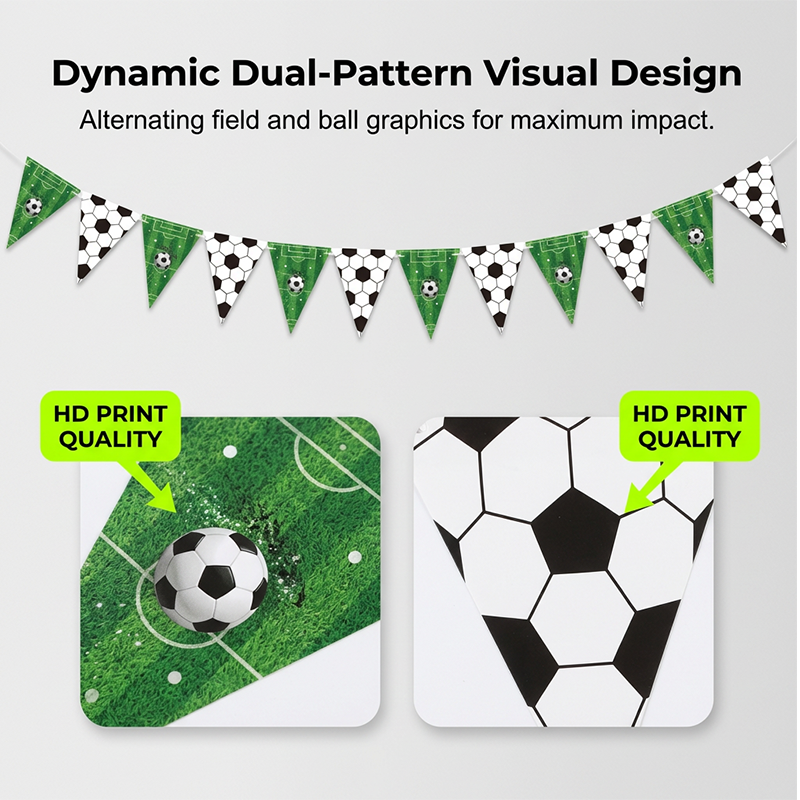 🥳2026 HOT SALE🥳💞50K+ SOLD!💥🎈🌟 50% OFF! Soccer Party Decor Kit – Dynamic soccer ball & trophy designs. Quick assembly, transforms any space in minutes. Great for kids' birthdays & World Cup watch parties. 🥳✅
