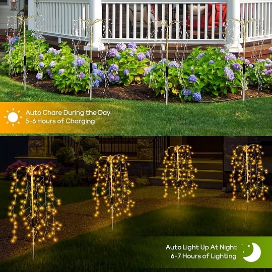🥳2026 HOT SALE🥳💞50K+ SOLD!💥✨🌙 50% OFF! Solar Garden Lights – Creates warm, inviting glow for patios & yards. 8-10hrs illumination after full charge. Easy install, weatherproof. A beautiful touch to any outdoor space. 🏠💫