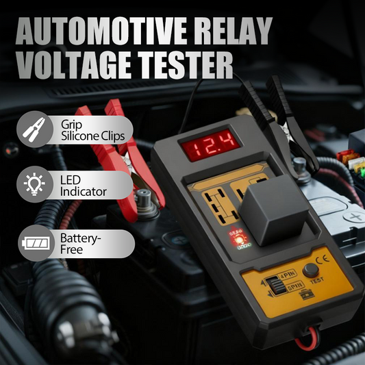 🥳2026 HOT SALE🥳💞50K+ SOLD!💥🔧⚡ 50% OFF! Automotive Relay Voltage Tester – Instant digital readout, compatible with 4/5-pin relays. Industrial silicone clips ensure safe, stable connection. A must-have for DIY diagnostics. 🛠️✅