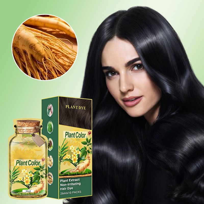 🥳2026 HOT SALE🥳💞50K+ SOLD!🌿✨ 50% OFF! Plant Extract Hair Dye – Ammonia-free, paraben-free. Enriched with ginseng & ginger. Gentle on scalp, nourishes hair. Natural Black, Chestnut Brown & more. 🛡️💆‍♀️