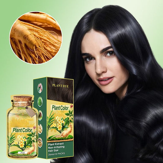 🥳2026 HOT SALE🥳💞50K+ SOLD!🌿✨ 50% OFF! Plant Extract Hair Dye – Ammonia-free, paraben-free. Enriched with ginseng & ginger. Gentle on scalp, nourishes hair. Natural Black, Chestnut Brown & more. 🛡️💆‍♀️