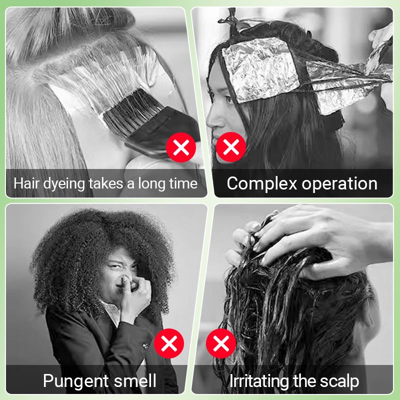 🥳2026 HOT SALE🥳💞50K+ SOLD!🌿✨ 50% OFF! Plant Extract Hair Dye – Ammonia-free, paraben-free. Enriched with ginseng & ginger. Gentle on scalp, nourishes hair. Natural Black, Chestnut Brown & more. 🛡️💆‍♀️