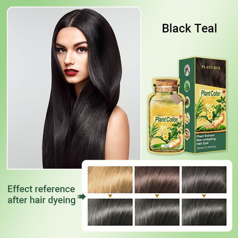 🥳2026 HOT SALE🥳💞50K+ SOLD!🌿✨ 50% OFF! Plant Extract Hair Dye – Ammonia-free, paraben-free. Enriched with ginseng & ginger. Gentle on scalp, nourishes hair. Natural Black, Chestnut Brown & more. 🛡️💆‍♀️