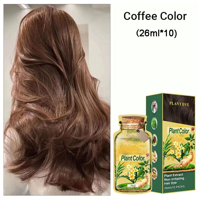 🥳2026 HOT SALE🥳💞50K+ SOLD!🌿✨ 50% OFF! Plant Extract Hair Dye – Ammonia-free, paraben-free. Enriched with ginseng & ginger. Gentle on scalp, nourishes hair. Natural Black, Chestnut Brown & more. 🛡️💆‍♀️