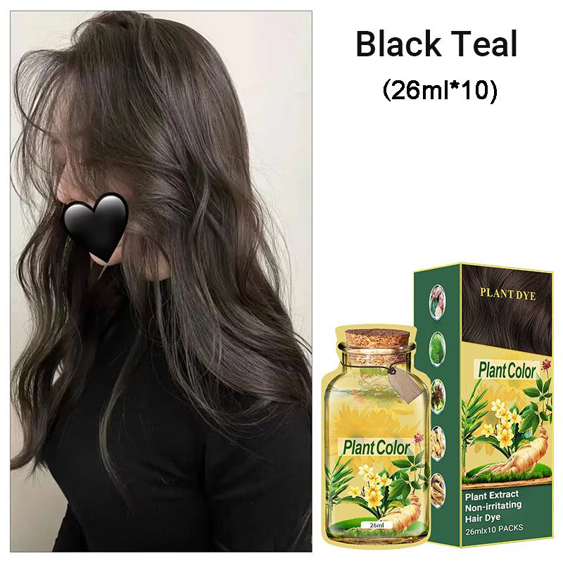 🥳2026 HOT SALE🥳💞50K+ SOLD!🌿✨ 50% OFF! Plant Extract Hair Dye – Ammonia-free, paraben-free. Enriched with ginseng & ginger. Gentle on scalp, nourishes hair. Natural Black, Chestnut Brown & more. 🛡️💆‍♀️