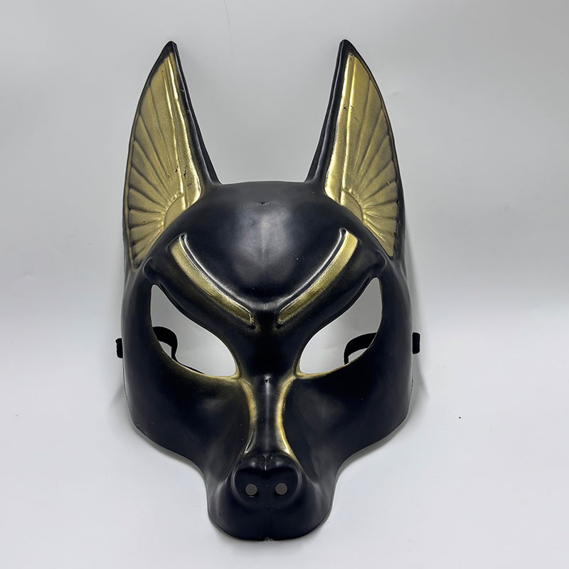 🥳2026 HOT SALE🥳💞50K+ SOLD!⚡ 50% OFF! Hand-Sculpted Anubis Cosplay Mask – 100% handmade, eco-friendly resin. Faux gold leaf accents, adjustable fit. A unique artifact for collectors & cosplayers. 🏺✨