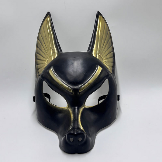 🥳2026 HOT SALE🥳💞50K+ SOLD!⚡ 50% OFF! Hand-Sculpted Anubis Cosplay Mask – 100% handmade, eco-friendly resin. Faux gold leaf accents, adjustable fit. A unique artifact for collectors & cosplayers. 🏺✨