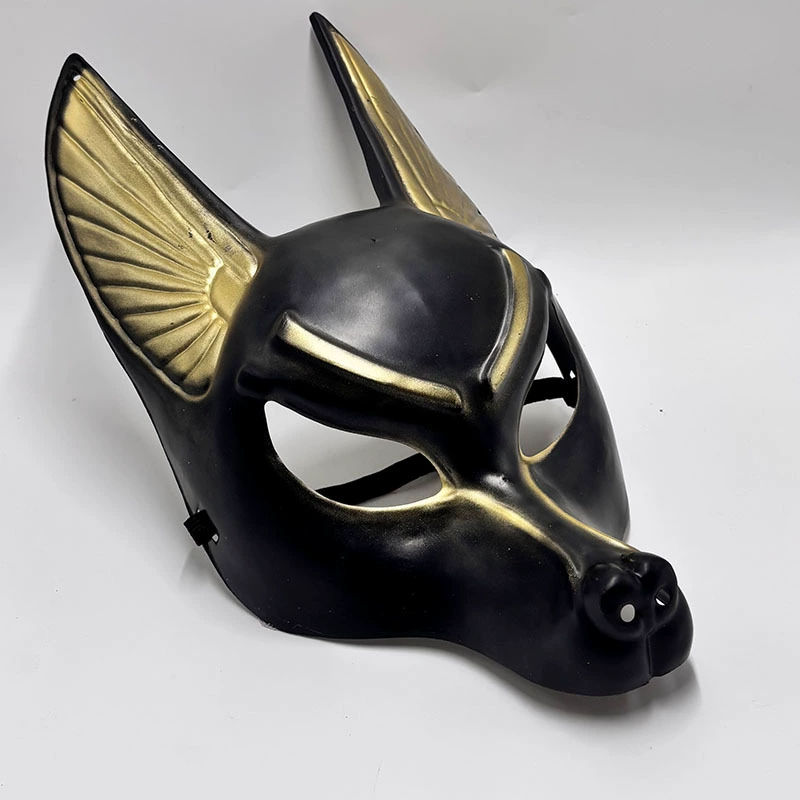 🥳2026 HOT SALE🥳💞50K+ SOLD!⚡ 50% OFF! Hand-Sculpted Anubis Cosplay Mask – 100% handmade, eco-friendly resin. Faux gold leaf accents, adjustable fit. A unique artifact for collectors & cosplayers. 🏺✨