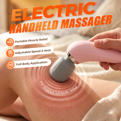 🥳2026 HOT SALE🥳💞50K+ SOLD!🌡️💆‍♂️ 50% OFF! Portable Electric Hand Massager – Cordless, lightweight, 5 heat levels. Soothes neck, back & shoulder pain anywhere. Your personal relaxation tool! 🧘‍♀️✨