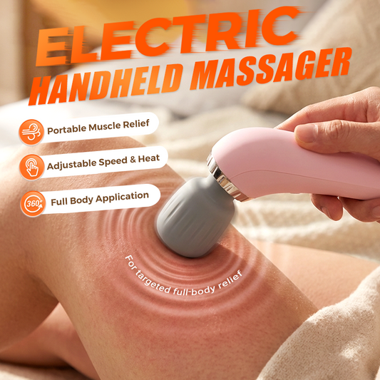 🥳2026 HOT SALE🥳💞50K+ SOLD!🌡️💆‍♂️ 50% OFF! Portable Electric Hand Massager – Cordless, lightweight, 5 heat levels. Soothes neck, back & shoulder pain anywhere. Your personal relaxation tool! 🧘‍♀️✨