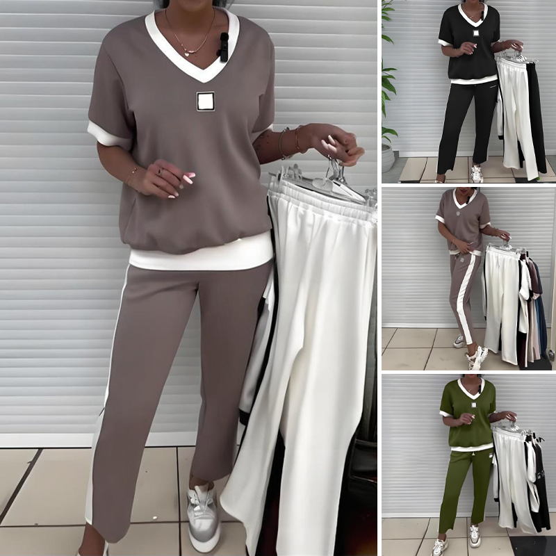 🥳2026 HOT SALE🥳💞50K+ SOLD!💕👖 50% OFF! 2-Piece Casual Set – Easy to wear, easy to care. Adjustable waist for perfect fit. No slipping, all-day comfort. Your go-to for everyday moments. 🌸✅