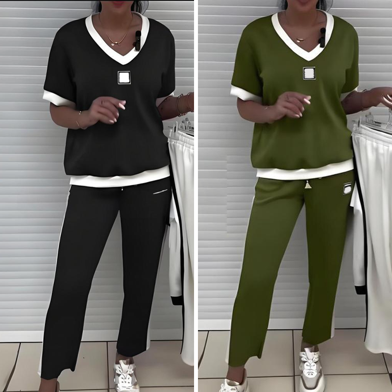 🥳2026 HOT SALE🥳💞50K+ SOLD!💕👖 50% OFF! 2-Piece Casual Set – Easy to wear, easy to care. Adjustable waist for perfect fit. No slipping, all-day comfort. Your go-to for everyday moments. 🌸✅