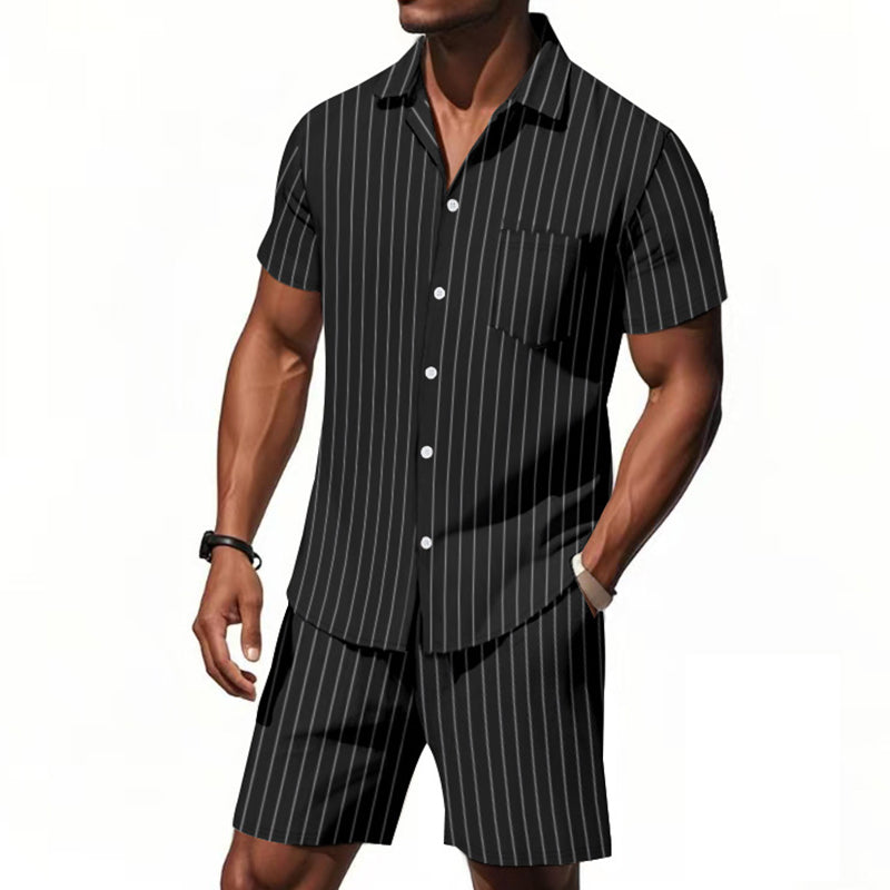 🥳2026 HOT SALE🥳💞50K+ SOLD!🏖️💨 50% OFF! 2-Piece Beach Set – Lightweight & moisture-wicking. Unbuttoned for casual beach look, buttoned up for smart-casual. 6 colors, sizes S-3XL. Your summer essential. 🩳✨