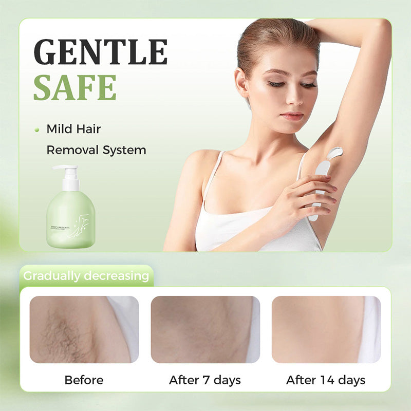 🥳2026 HOT SALE🥳💞50K+ SOLD!🧴🪒50% OFF! Gentle Hair Removal Cream – Removes hair at root, leaves no black spots. 48h light fragrance, painless & easy. Your skin’s new best friend. 👌🕊️