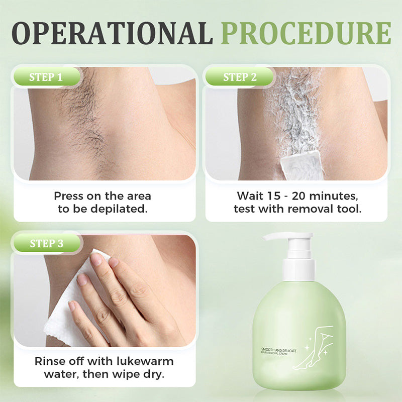 🥳2026 HOT SALE🥳💞50K+ SOLD!🧴🪒50% OFF! Gentle Hair Removal Cream – Removes hair at root, leaves no black spots. 48h light fragrance, painless & easy. Your skin’s new best friend. 👌🕊️