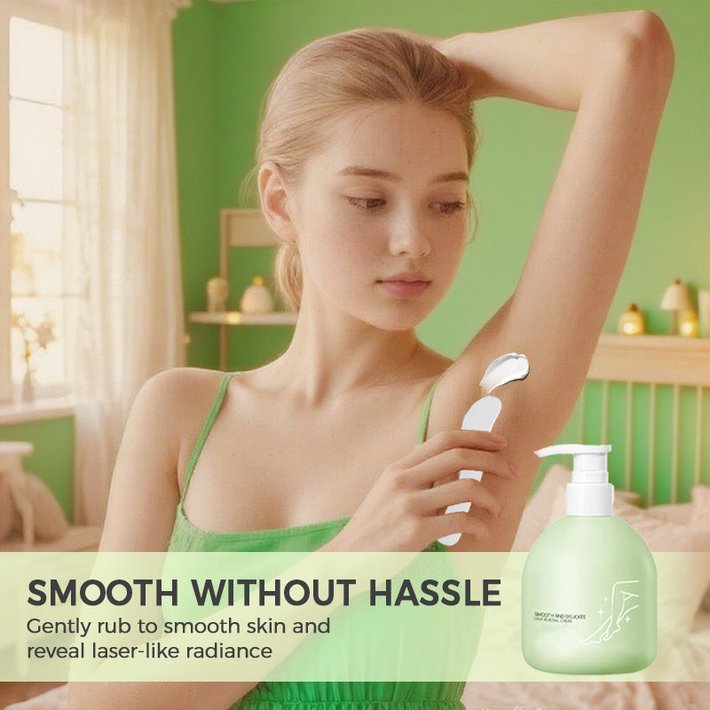🥳2026 HOT SALE🥳💞50K+ SOLD!🧴🪒50% OFF! Gentle Hair Removal Cream – Removes hair at root, leaves no black spots. 48h light fragrance, painless & easy. Your skin’s new best friend. 👌🕊️